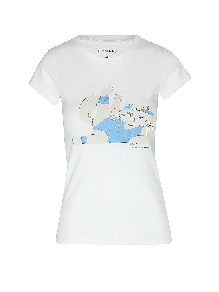 THINKING MU T-Shirt WHITE MIRNA  weiss   M damen