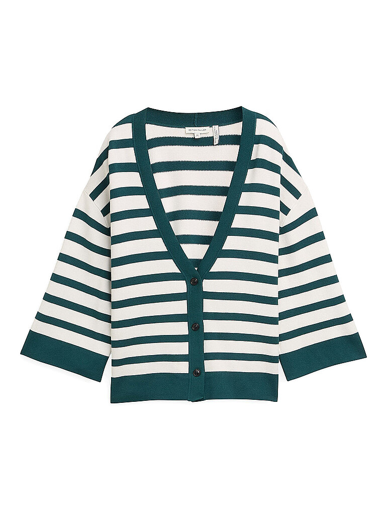 TOM TAILOR Cardigan KNIT MILANO  petrol   M damen
