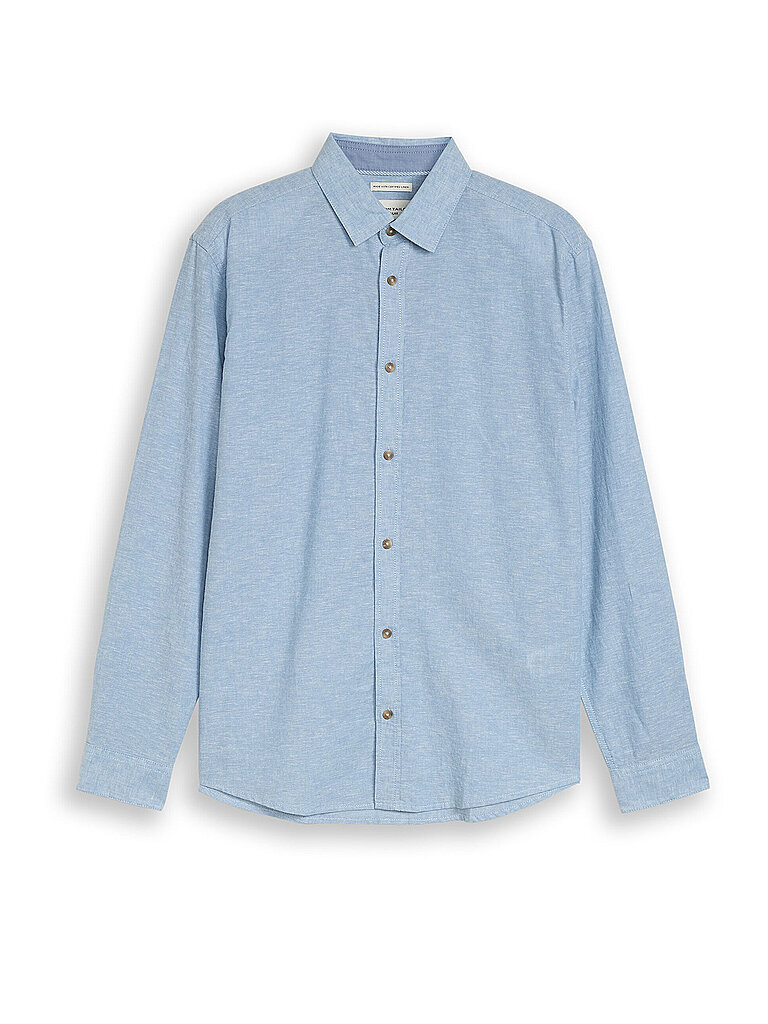TOM TAILOR Leinehemd  blau   XXL herren