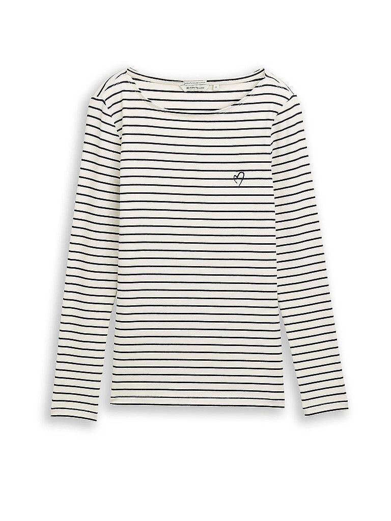 TOM TAILOR Langarmshirt  dunkelblau   M damen