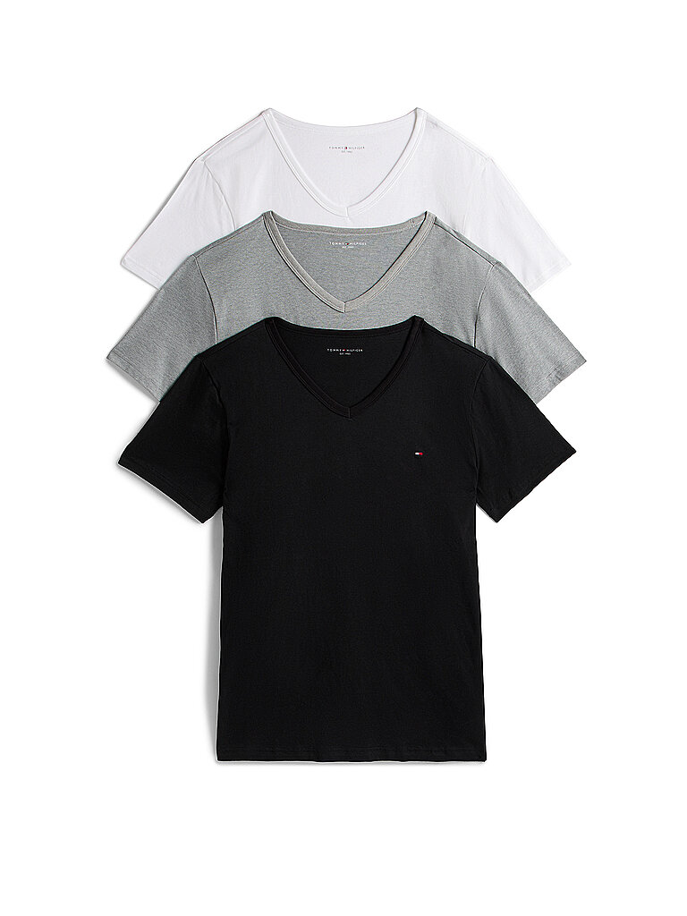 Tommy Hilfiger T-Shirt 3er Pkg.  hellgrau   L herren