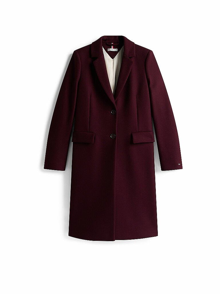 Tommy Hilfiger Wollmantel dunkelrot   36 damen