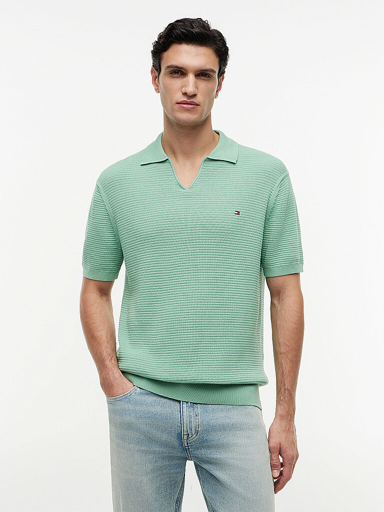 Tommy Hilfiger Poloshirt  mint   XXL herren