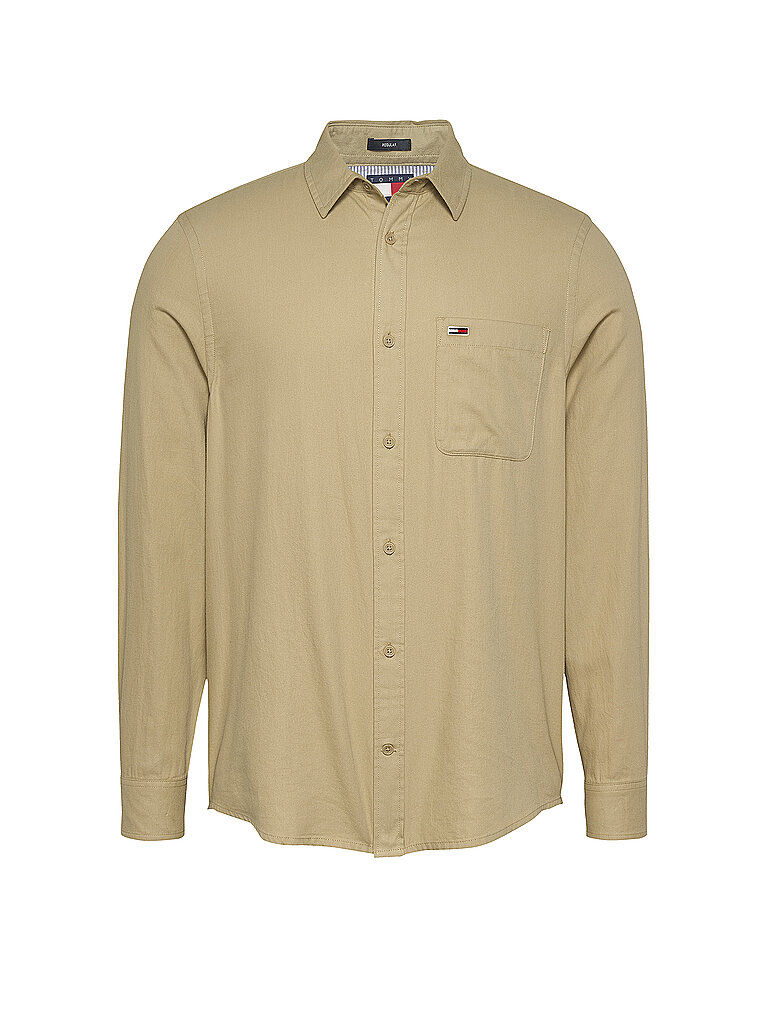 TOMMY JEANS Overshirt  beige   XL herren