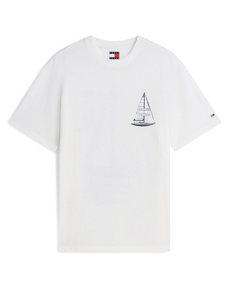 TOMMY JEANS T-Shirt  creme   M herren