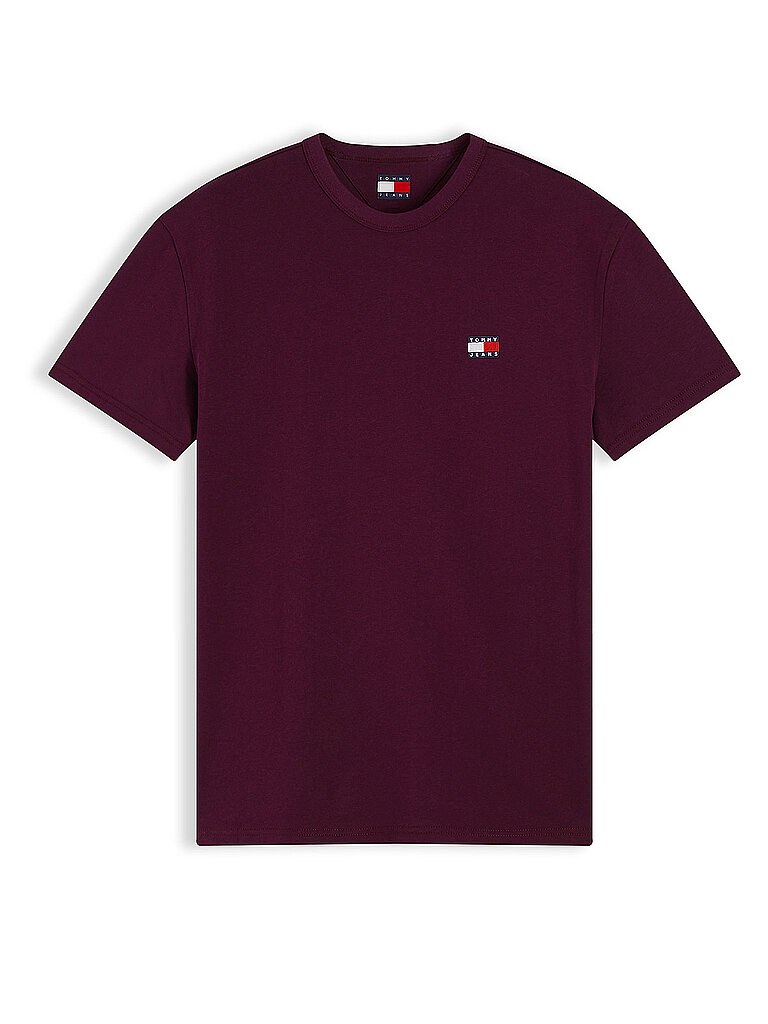 TOMMY JEANS T-Shirt  dunkelrot   M herren
