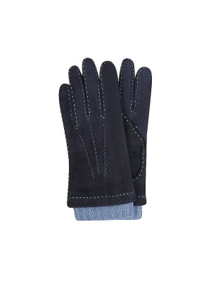 TR-HANDSCHUHE Lederhandschuhe dunkelblau   8,5 herren
