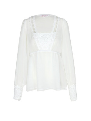 TRENTINI Trachtenbluse creme   38 damen