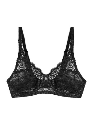 TRIUMPH BH mit Bügel ARMOURETTE black schwarz   90D damen