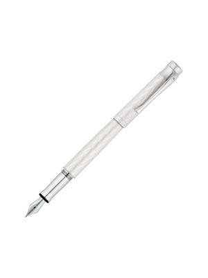 WALDMANN Füllhalter  AURA DAY Sterling Silber M  silber baby