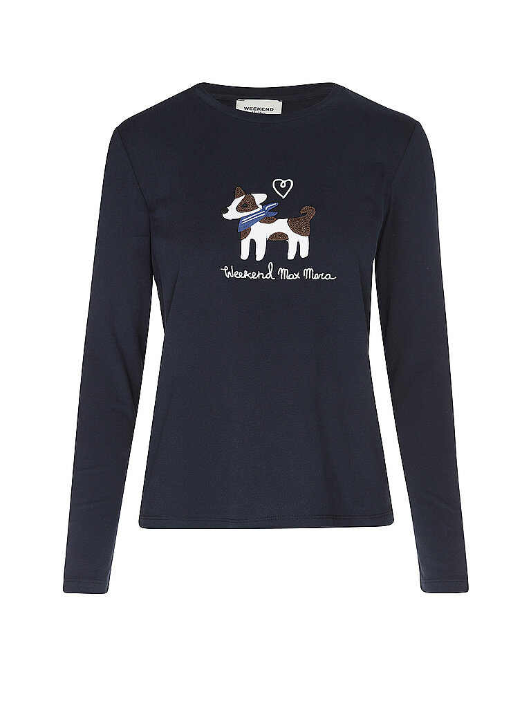WEEKEND MAX MARA Langarmshirt  dunkelblau   S damen
