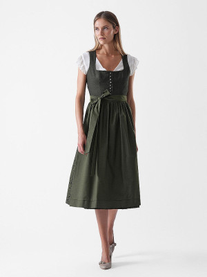 WENGER Dirndl KARLA 80cm olive   44 damen