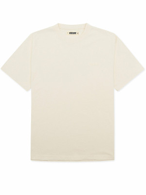 WOODBIRD T-Shirt WBBAINE creme   M herren
