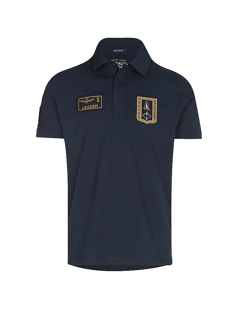 Aeronautica Militare Polo azul oscuro   S