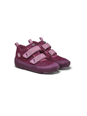 Affenzahn Zapatos respetuosos para niños - Zapatos de entretiempo KNIT HAPPY Otter rojo oscuro   31