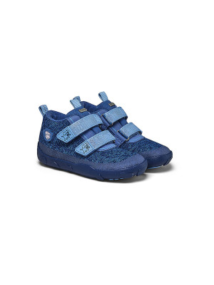 Affenzahn Zapatos descalzos para niños - Zapatos de transición KNIT HAPPY Elefante azul oscuro   28