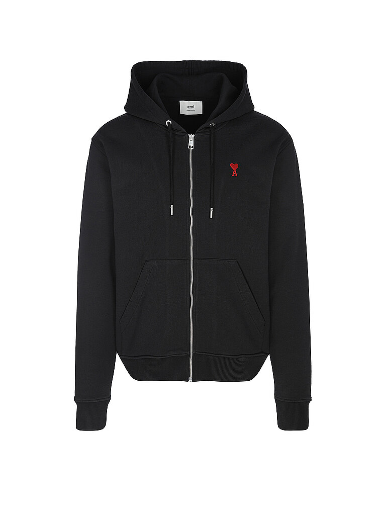 Ami Paris Sudadera con capucha - Hoodie negro   L