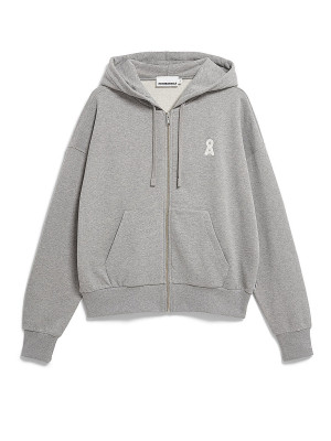 Armedangels Sudadera con cremallera RIXAMAA gris claro   XXL