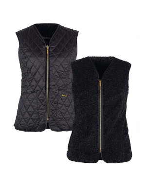 Barbour Chaleco reversible negro   44