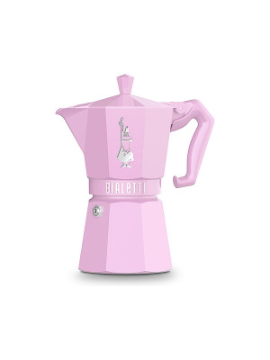 Bialetti Cafetera exprés EXCLUSIVE MOKA 3 tazas Rosa rosa