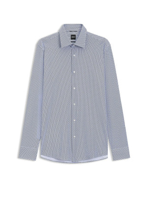 Boss Camisa Slim Fit P-HANK azul   41