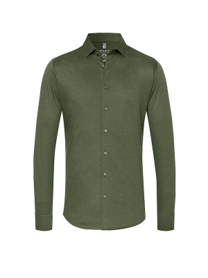 Desoto Camisa de jersey de corte entallado oliva   XL