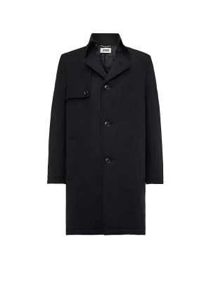 Drykorn Abrigo de lana SKOPJE_C negro   46