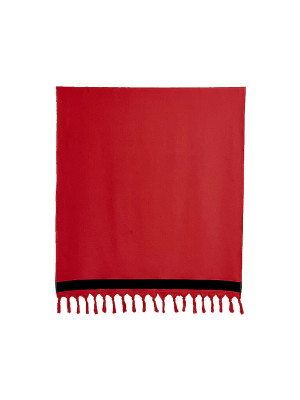 Haomy Toalla de playa 90x170cm COPACABANA UNI Bermellón rojo