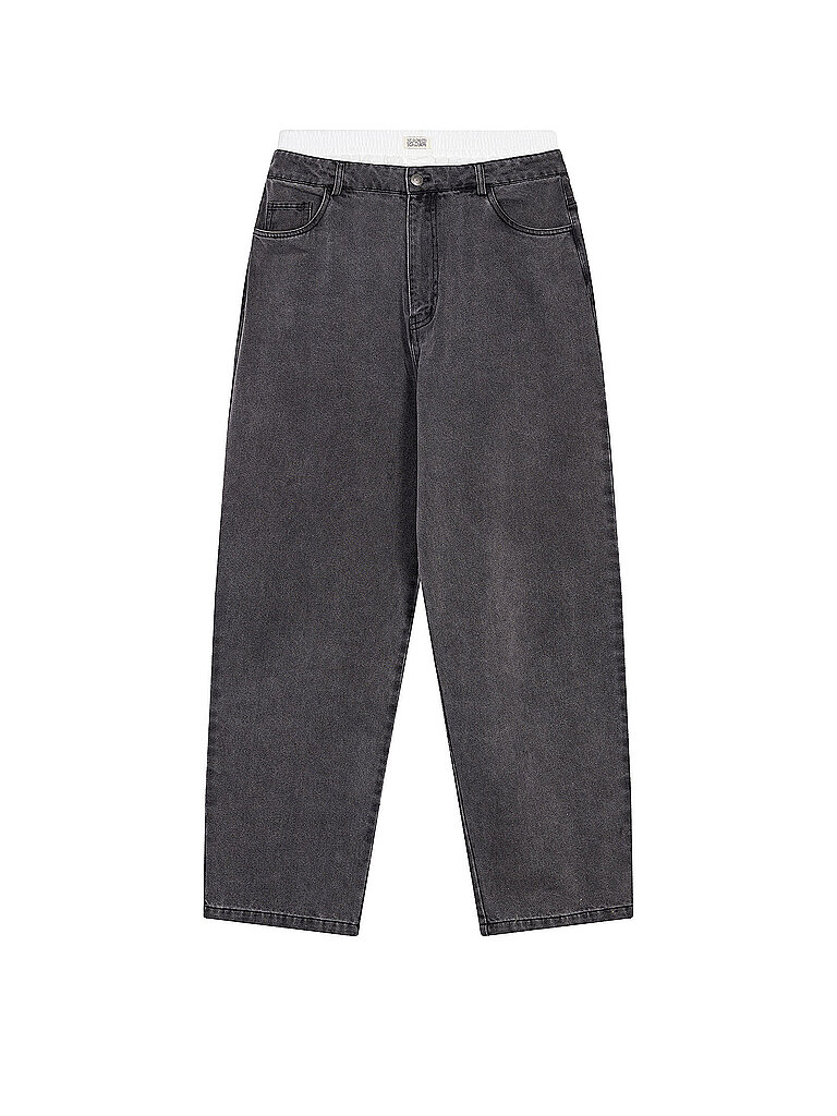 Karo Kauer Jeans de pierna ancha gris   XL