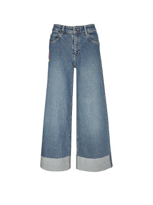 Mac Jeans Wide Leg 7/8 NEVADA azul   38