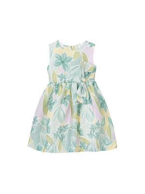 Mayoral Vestido de niña turquesa   116