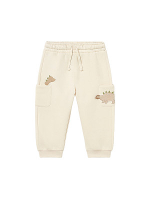 Mayoral Pantalón de bebé crema   92