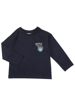 Mayoral Camiseta de manga larga para niño azul oscuro   128