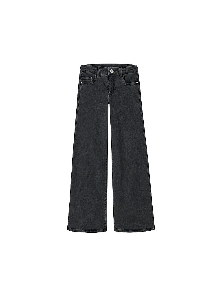 Name It Vaqueros anchos para niña NKFPOLLY negro   140