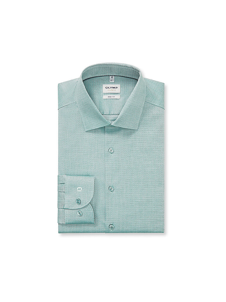 Olymp Level Five Camisa Body Fit menta   42