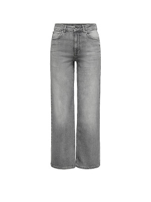 Only Jeans Wide Fit ONLMADISON gris claro   XS/L34