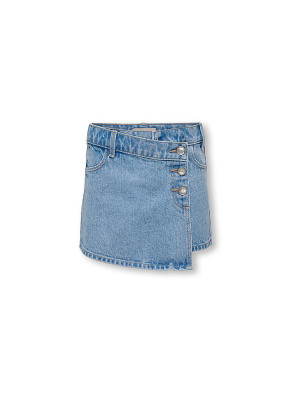 Only Falda pantalón para niña - Skorts KOGJENNY azul claro   146