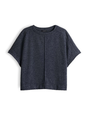 Opus T-Shirt SALMORA azul oscuro   40