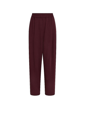 Penn&ink Pantalón Barrel Leg rojo oscuro   34