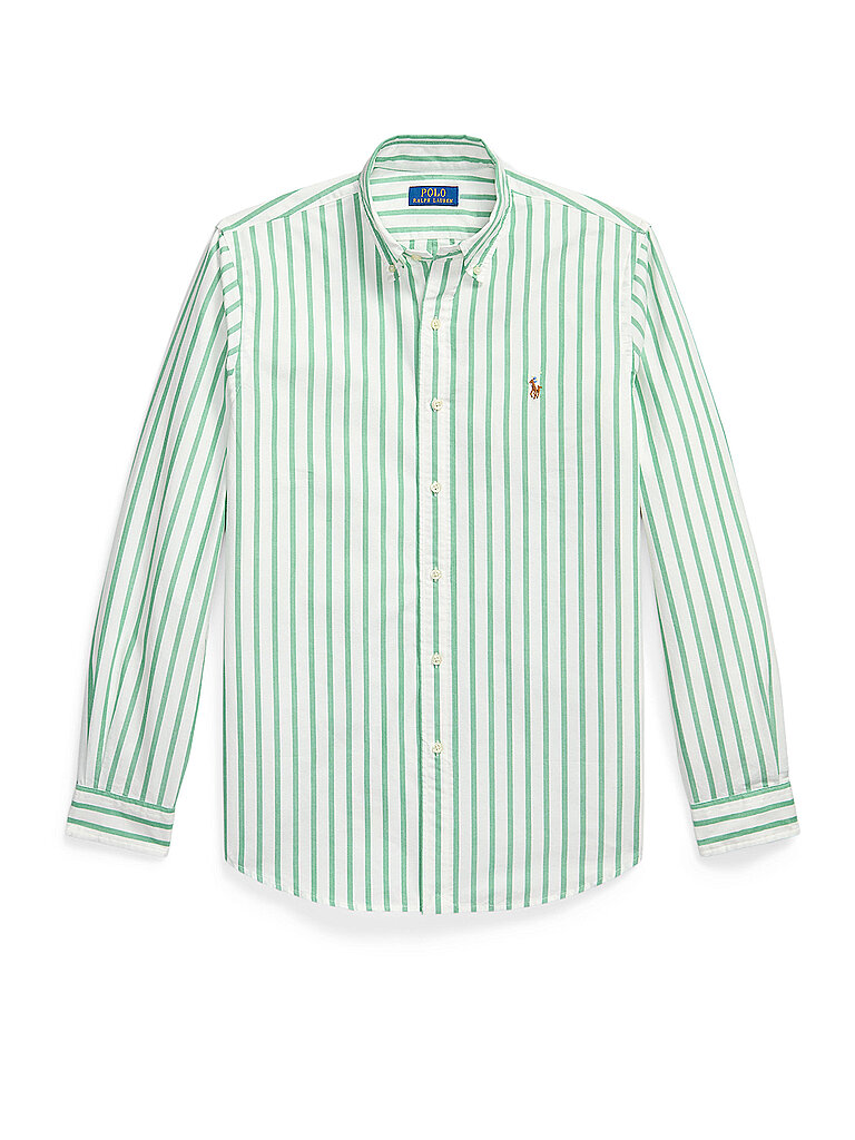 Ralph Lauren Camisa Custom Fit verde   XL