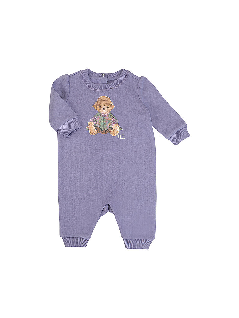 Ralph Lauren Mono de chándal para bebé morado   62