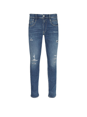 Replay Vaqueros Slim Fit ANBASS 573 BROKEN REPAIR azul   32/L32