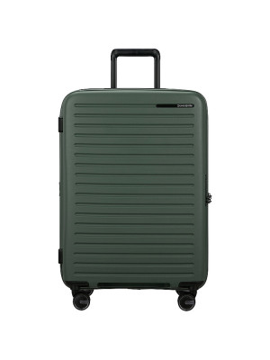 Samsonite Trolley RESTACKD SPINNER 68cm extensible Sage verde oscuro