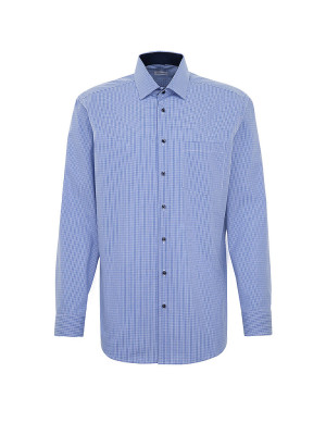 Seidensticker Camisa Regular Fit azul oscuro   45