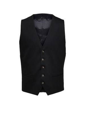 Selected Chaleco de traje SLHSLIM-NEIL negro   44