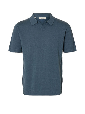 Selected Polo SLHMATTIS azul   XXL