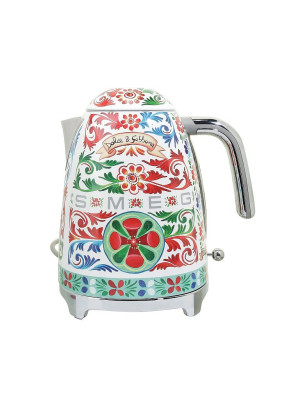 SMEG Hervidor de agua 1,7 l Dolce Gabbana KLF03DG (Rojo/Decoración) multicolor