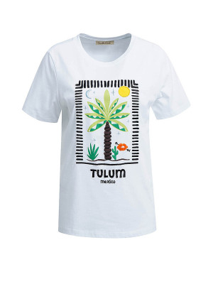 Smith&soul Camiseta blanco   XS