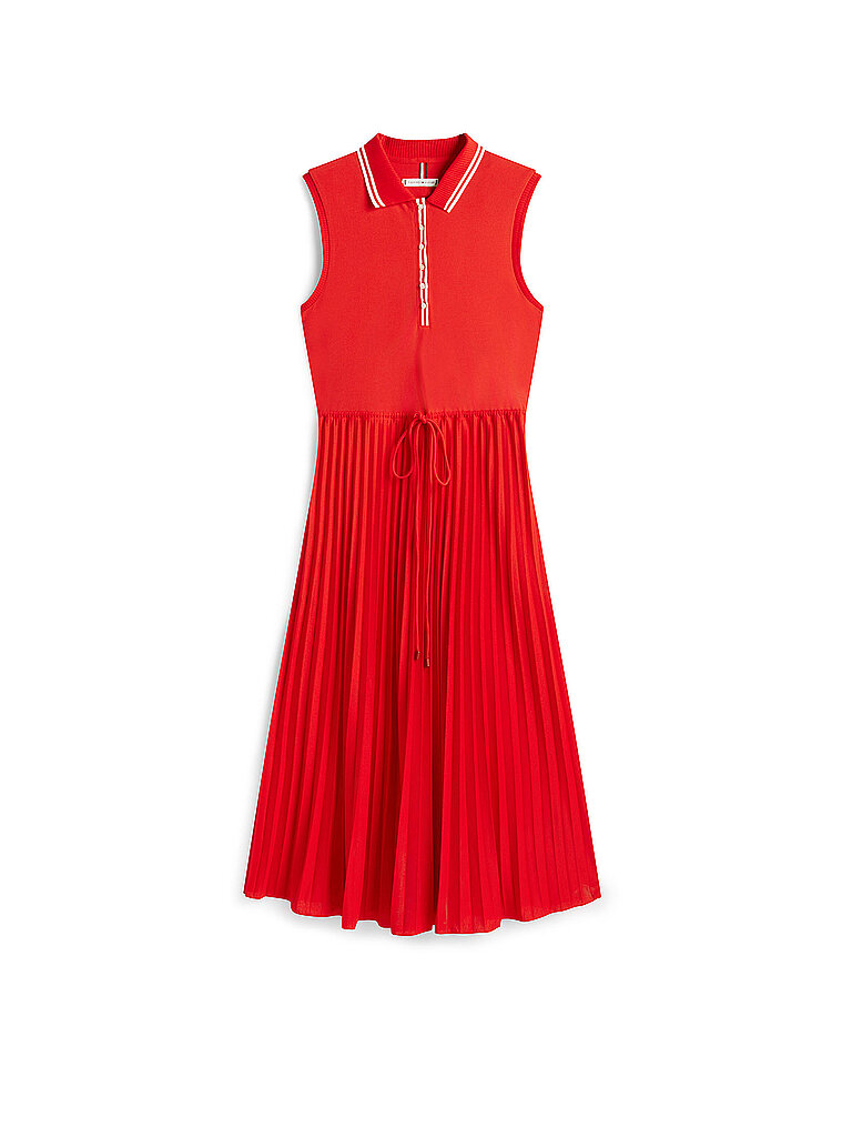 Tommy Hilfiger Midikleid rojo   L