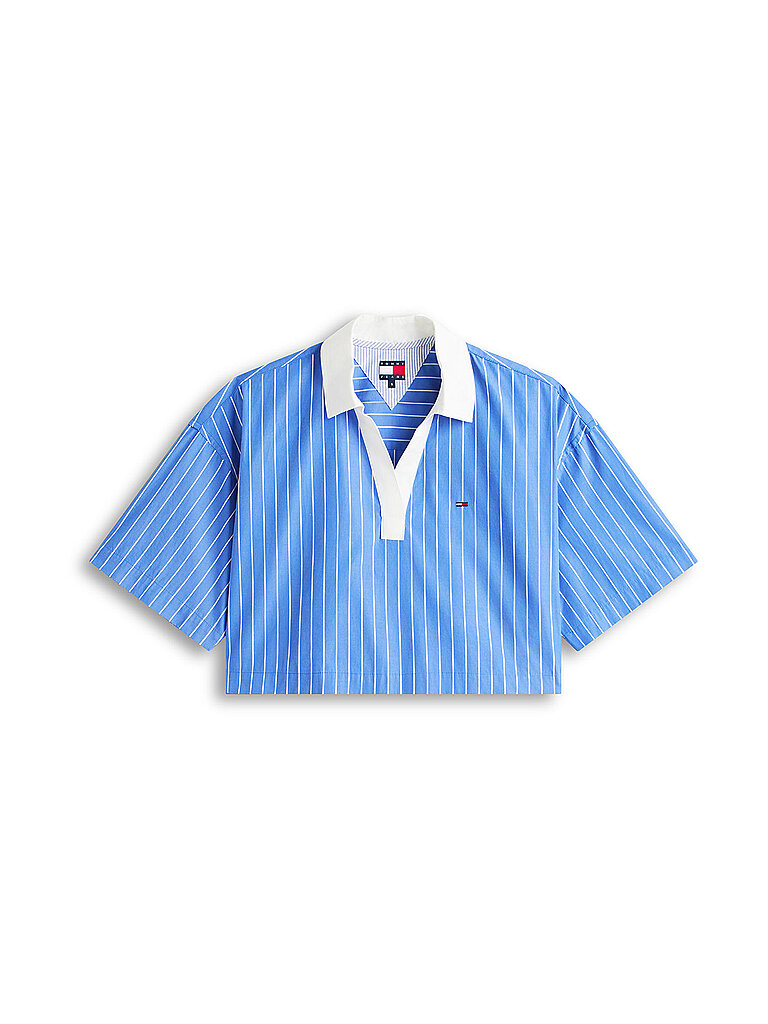Tommy Jeans Blusenshirt azul   M